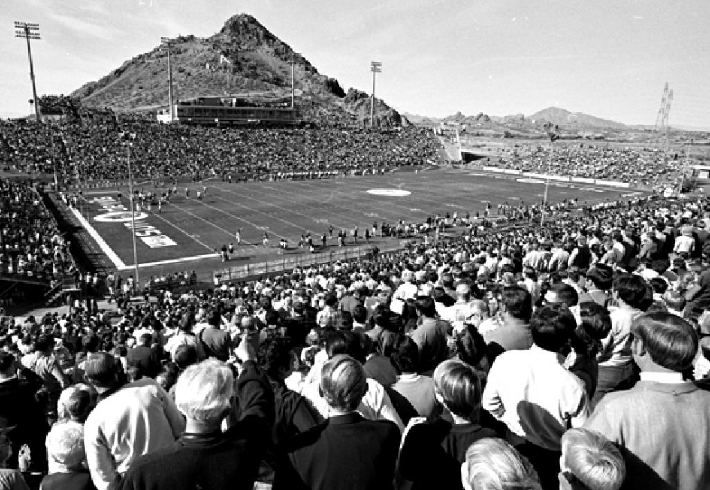 Sun Devil Stadium circa 1970