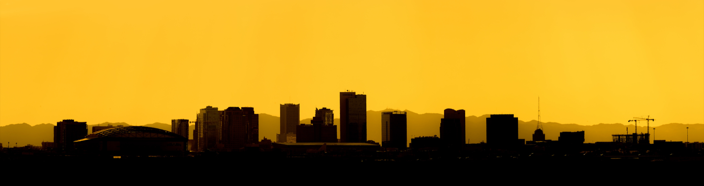 Sunset over Tempe, Arizona