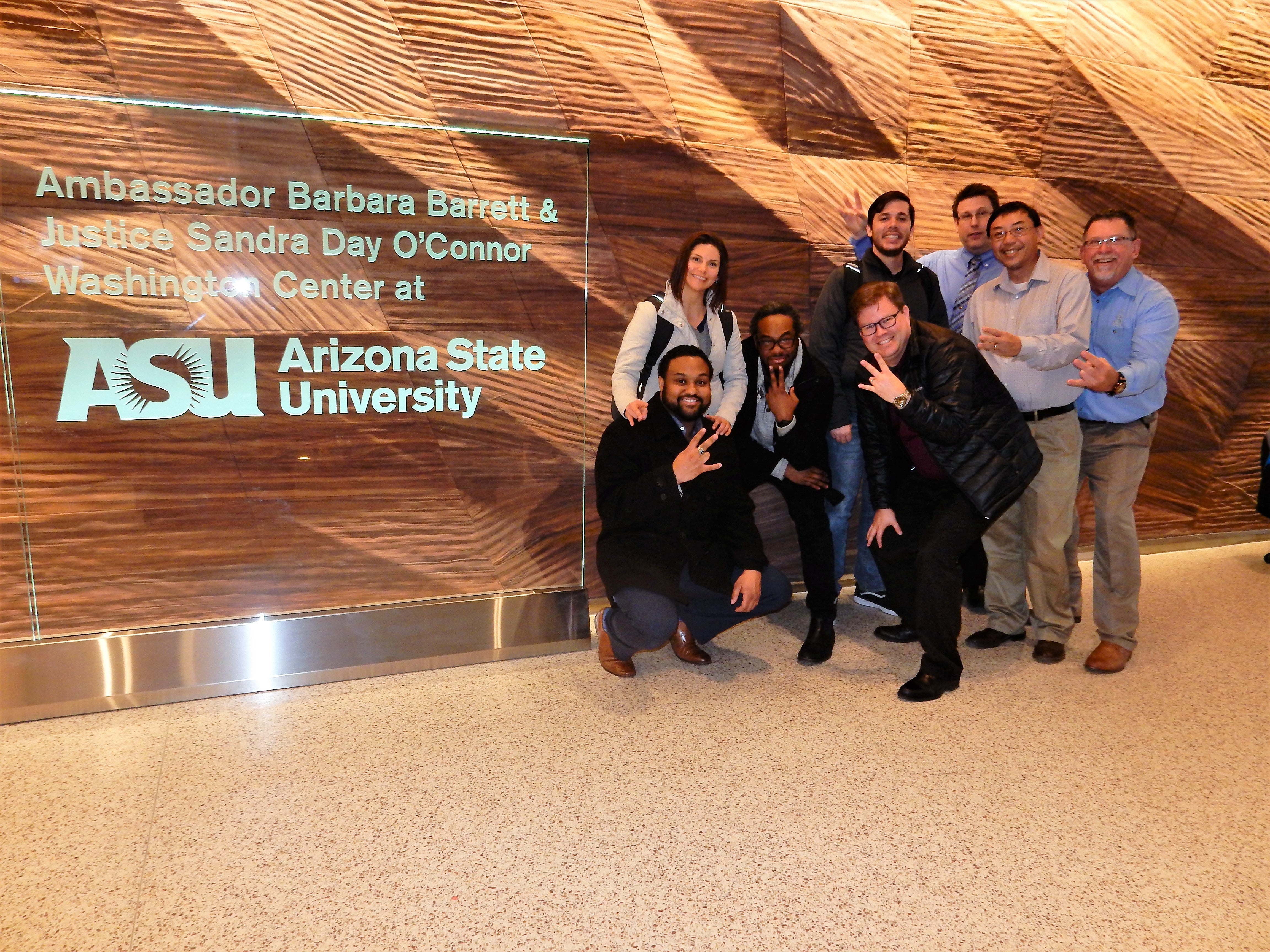 The UTO team had a great time expanding ASU's presence in the nation's capital.